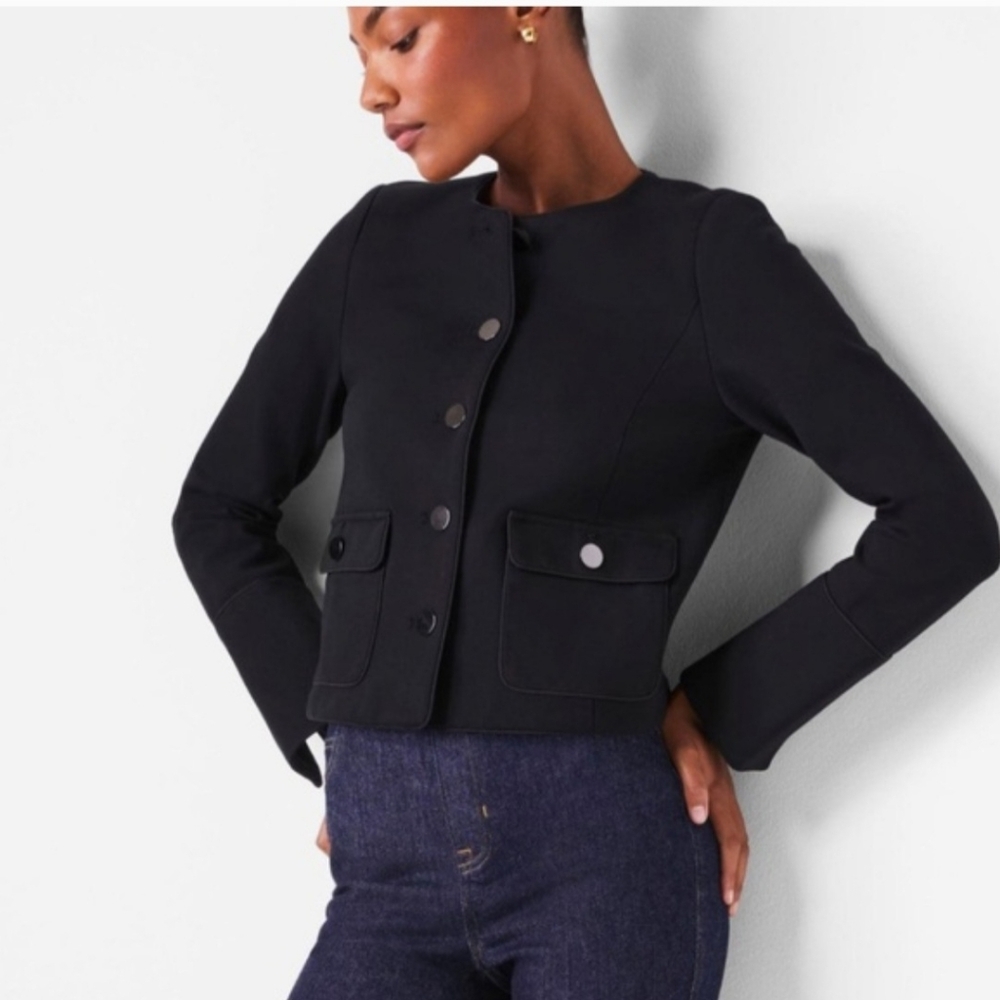 SPANX Black Ponte Lady Jacket